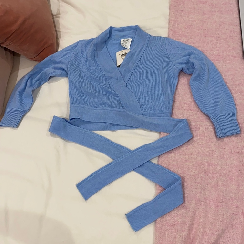 Dance wrap sweater